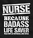 Nurse Badss Lifesaver Funny Gift for Nurses V-Neck Women T-Shirt