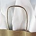 50-Pack Premium Kraft Paper Wine Bags with Handles & Tissue Paper. 100% Recycled, Eco-Friendly, Reusable. Made in USA.5½ x 3¼ x13 inches. Brown