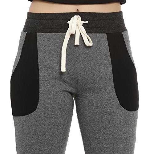 campus sutra women's front open pocket trackpant