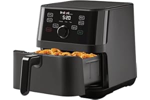 Instant Vortex 5.7QT Air Fryer, Custom Program Options, 4-in-1 Functions, EvenCrisp Technology that Crisps, Roasts, Bakes and