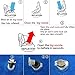 HAOBAIMEI Inflatable Travel/Airplane Pillow for Leg/Foot Rest, Air Cushion for kids to Lay Down or Sleep on Long Flights,Footrest Suitable for planes, Cars, Buses, Trains, Office, Home, Camping (Blue)