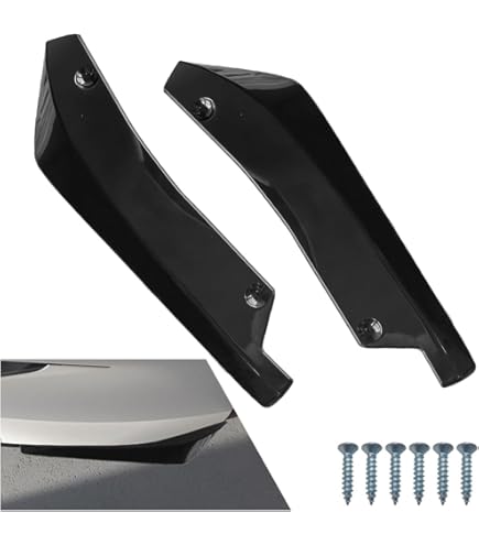 For Honda Accord Civic Rear Bumper Lip Splitter Diffuser Canards Spoiler Gloss E - Foto 6