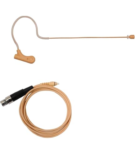 Point Source Audio CO-8WS-XSH-BE Mikrofon | Kompatibel Mit Shure Systemen | Omnidirektional, Wasserdicht IP57 | Mit Austauschbarem X-Stecker