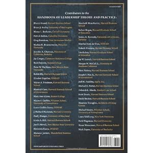 Handbook of Leadership Theory and Practice