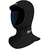 XUKER Neoprene Wetsuit Surf Hood for Men Women 5mm 3mm Wet Suit Hood with Fleece Lining for Ears Part Keep Warm in Cold Water