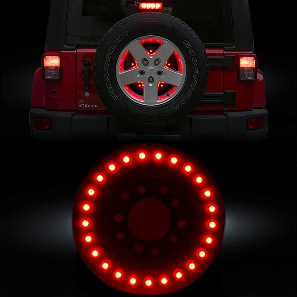 RTTCZ Spare Tire Brake Light Wheel Light 3rd Third Tail