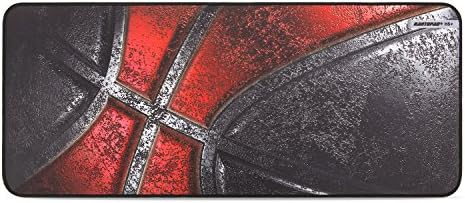 Rantopad H5+ Cloth Gaming Mouse Pad &amp; Keyboard Pad with Stitched Edges, Rubber Base, 26.9x11.4x0.1 inches