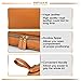 WANDF Large Premium Mens Vinyl Leather Toiletry Bag Dopp Kit, Perfect Travel Accessory