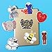 KAWS Stylish Stickers Laptop Stickers Cute Cartoon Computer Vinyl Sticker Waterproof Bike Skateboard Luggage Decal Graffiti Patches Decal 65 PCS