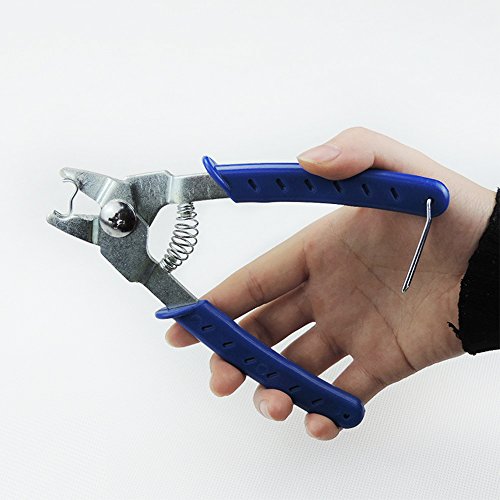 600 pcs Poultry Bird Quail Pet Cage Fastener Pliers Installation Clamp Tool M Shape Nail by Livestocktool (M shape nails)