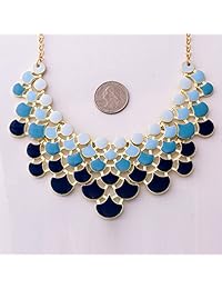 JANE STONE Collar Vintage Openwork Bib Statement Jewelry