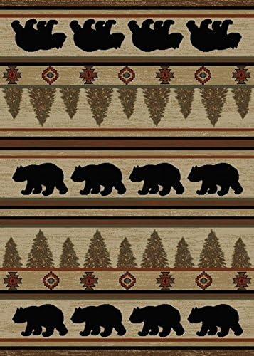 Mayberry Southwestern/Lodge Runner Area Rug 2'3"x7'7" Beige Hearthside Collection