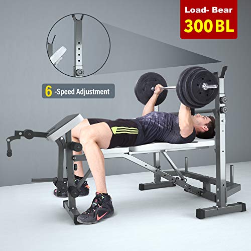 Weightlifting Bed Bench Press Squat Rack Indoor MultiFunction