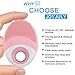 JOYJULY Electric Silicone Facial Cleansing Brush, Rechargeable Sonic Vibration Waterproof Cleansing System, Face Clean and Massage, Deep Cleaning Pore Exfoliating Blackhead Anti-aging