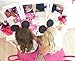 Townley Girl Disney Minnie Mouse Makeover Compact with Mirror Set for Girls, Including 6 Lip Glosses, 4 Blushes and 16 Eye Shadow Creams