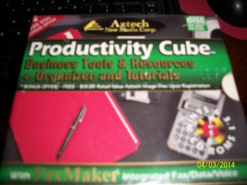 PRODUCTIVITY CUBE BUSINESS TOOLS & RESOURCES + ORGANIZER AND TUTORIALS with FAX MAKER by Aztech - Thumbnail 3