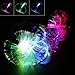 HuntGold 2.5M 10 LED Fiber Optic String Light Fairy Lamp Battery Operated(2 x AA) Ideal for Home Kitchen Office Decor Party Decoration Christmas Tree Hanging Light Multicolor
