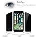 SANFEEL Privacy Tempered Glass for iPhone 8 Plus /7 Plus /6s Plus /6 Plus Screen Protector Anti Spy Peeping Film Easy to Install Scratch Proof Fingerprint Free Bubbles