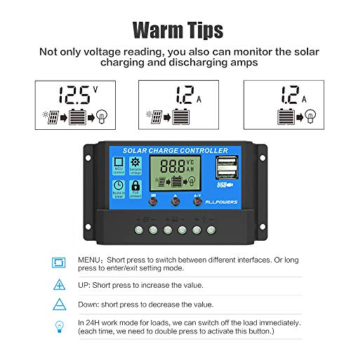 2 ALLPOWERS+Charger+Controller+Intelligent+Regulator