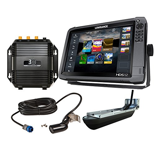 Lowrance-000-12916-001-HDS-12-Gen3-MedHigh-Chirp-with-Insight-Mapping-SS3D-Transducer