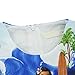 KIDHF Moana Little Girls Printed Princess Dress Cartoon (100/3-4Y, Blue)