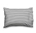 Virah Bella Striped 6-Piece Full Sheet Set - Deep Pocket Luxury Hotel Quality Bedding, Stain & Wrinkle Resistant, Breathable Cooling Bed Sheets with 2 Extra Pillow Cases - Black & White