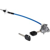 LABLT Left Driver Side Door Lock Cylinder with Cable 2‑Key Replacement for Honda Accord 2008 2009 2010 2011 2012 72185-TA0-A01 72185TA0A01