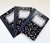 Set of 3 Mini Marble Compositon Notebooks. Fun to Use with Your American Girl Doll.