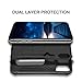 SALAWAT for iPhone 11 Pro Max Case, Slim PU Leather Vintage Shockproof Phone Case Cover Lightweight Soft TPU Bumper Hard PC Hybrid Protective Case for iPhone 11 Pro Max 6.5 Inch 2019 (black)