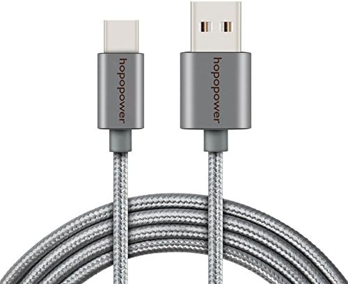 USB Type C Cable, Hopopower Power Line USB C to USB 3.0 Cable (6ft) for Galaxy S8, S8+, MacBook, Nintendo Switch,LG V20 G5 G6, HTC 10 And More (gray)
