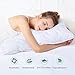 Sable Sleeping, 2 Pack Goose Down Alternative Quilted Bed Pillow, FDA Registered, Super Soft Plush Fiber Fill, Adjustable Loft, Relief for Neck Pain, Queen Size, White