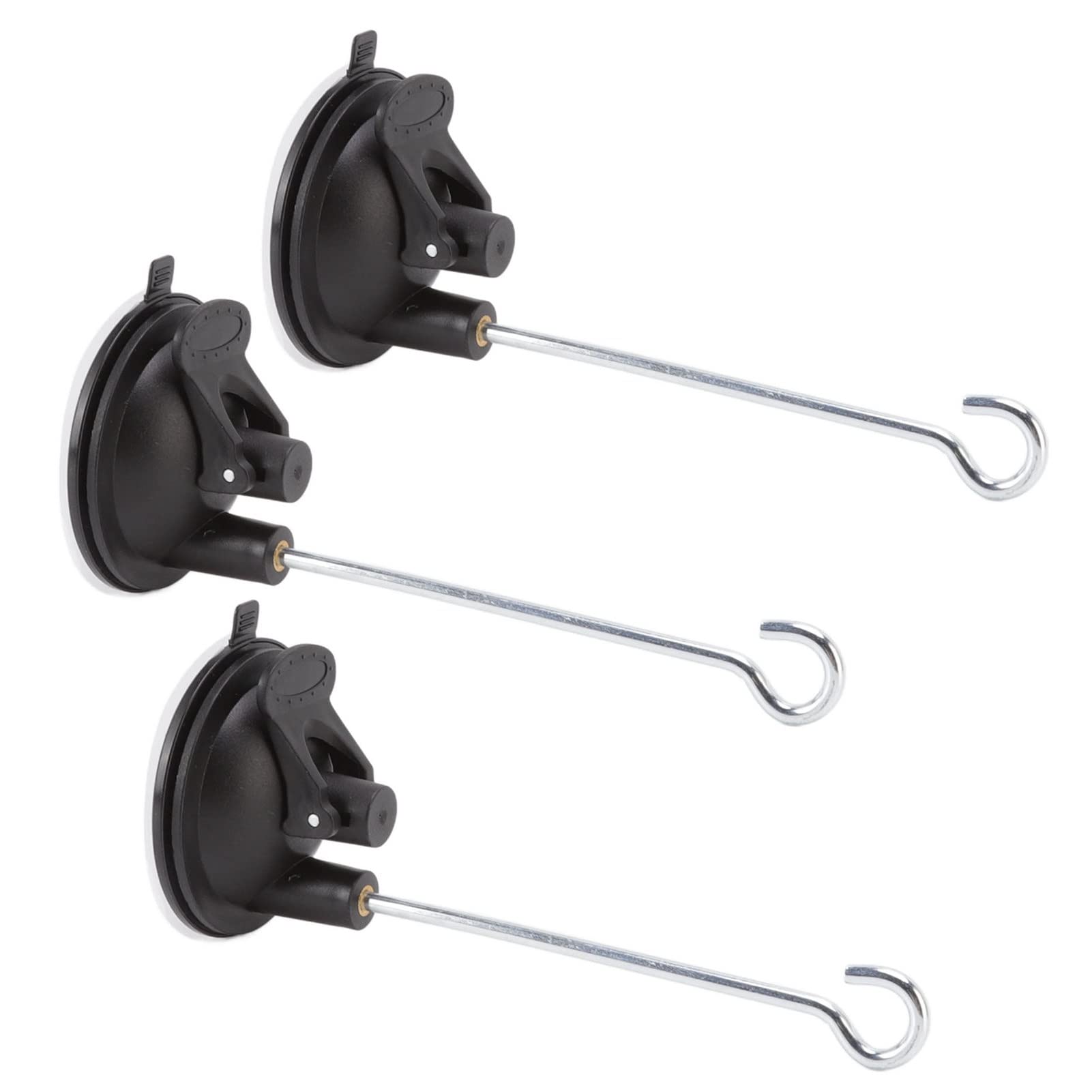 3 Pcs Bird Feeder Wall Hanger, Attaches to Window, Plastic Window Suction Cup with Hanger Hook for Hanging Bird Feeders, Plants, Wind Chimes