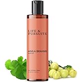 Life &amp; Pursuits Amla Brahmi Hair Oil, 3.4 Fl Oz &ndash; Ayurvedic Hair &amp; Scalp Oil for Weak Roots, Dry Scalp, Hair Fall, Dry Frizzy Curly Hair &amp; Natural Shine &ndash; Pre Wash Hair Oil for Men &amp; Women