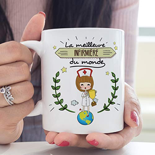 Mugffins (Tazza in Francese) Nurse Original Tazze di caffè e Colazione per Dare Lavoratori Professionisti - La Migliore… - immagine 8