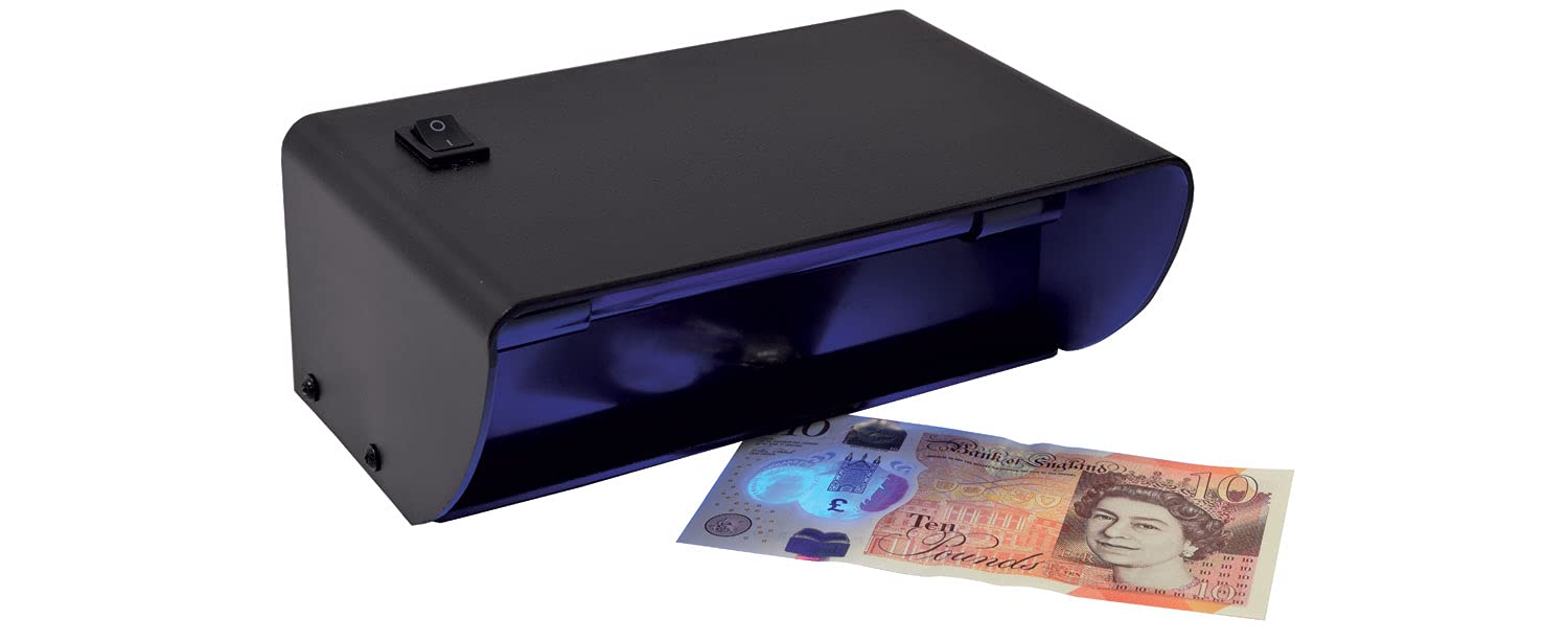 Mercury Official Bank Note & Document Checker, Detect Fake Currency using Ultraviolet Light