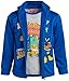 Nickelodeon Boys' 3 Piece Sweatsuit Set - Jogger Pants, Zip Up Hoodie Sweatshirt, and T Shirt (2T-7), Size 5, Royal