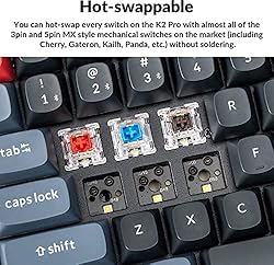 Keychron K2 Pro 75% Layout Custom Wireless