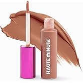 Haute Minute Makeup Mini Clutch Couture Lip Shine Gloss, Non-Sticky Lip Gloss, Vegan & Cruelty-free, High Shine Finish & Moisturizing - Bougie