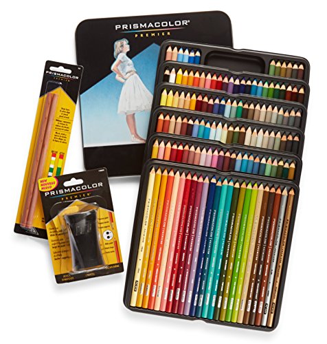 Prismacolor premier colored pencils, soft core, 132 pac…