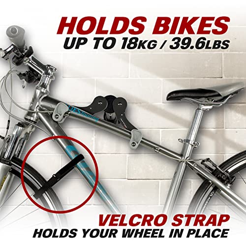 ibera horizontal bicycle bike wall