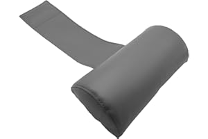 Poolzilla Universal Grey Spa Pillow, (1 Pack) Made of Soft Foam for Outdoor Hot Tubs and Chaise lounges - Adjustable Headrest and Weighted That Fits Any Spa