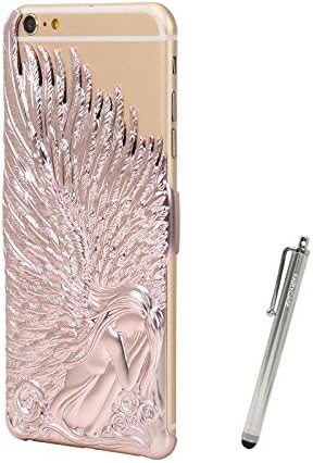 FAIRYCASE(TM)Angel Wings Metal Material Case for iPhone 6 plus Color Pink