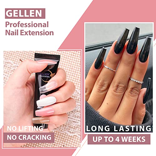 GELLEN Poly Nail Gel Kit Nail Extension Set With 6 Colors Classic