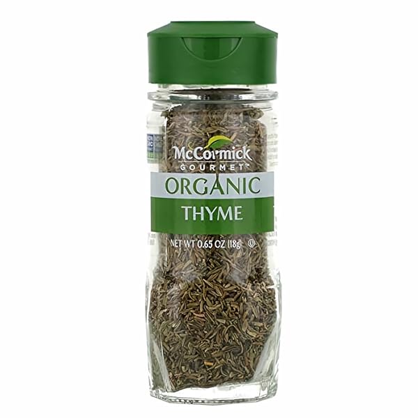MCCORMICK GOURMET ORGANIC THYME LEAVES 0.65 OZ (PACK OF 10)