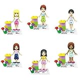 Friends Series 6 Pcs Set Minifigures Action Figures Building Block Toy Kids Girls Gift Compatible with Lego