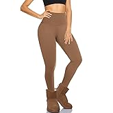 Hi Clasmix Fleece Lined Leggings for Women - High Waisted Winter Yoga Pants, Warm Thermal Running Workout Tights