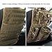OneTigris Car Seat Back Organizer, Tactical MOLLE Panel Cover Protector, Universal Car Seat Panel Storage Organizer for Vehicles Trucks Cars for Modular Storage & Display (Coyote Brown - 14