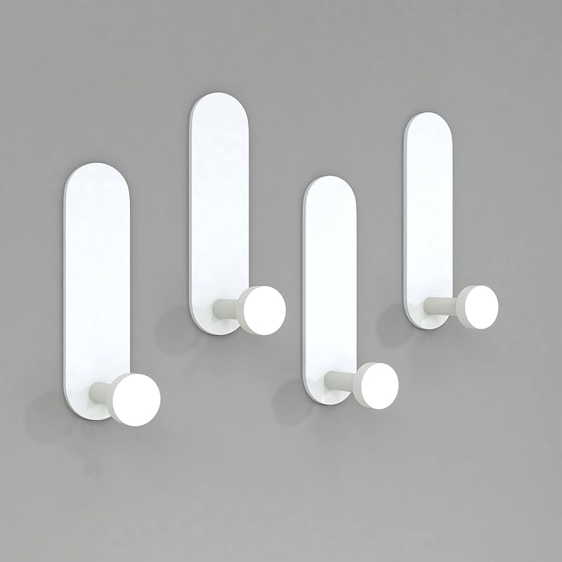 JS Self Adhesive Hooks Extra Strong Wall Over Door Hangers 3kg-5kg