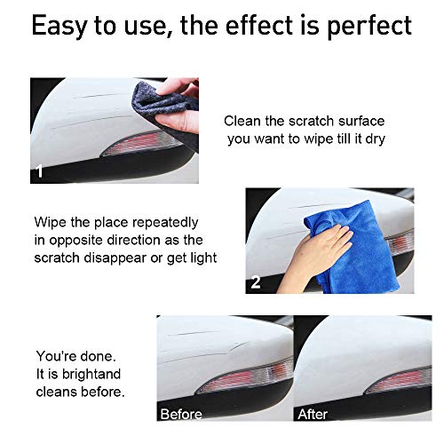 ARISD Car Scratch Remover Cloth - Auto Scratch Repair Kit for Repairing Car Scratches and Light Paint Scratches Remover Scuffs on Surface