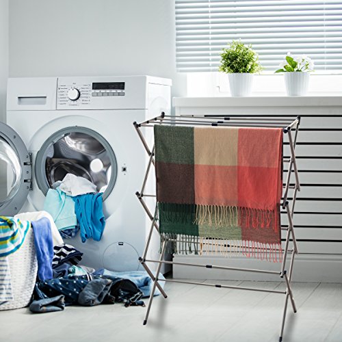 Drynatural Laundry Dryer Rack Extra Large 3Tier Expandable Clothes